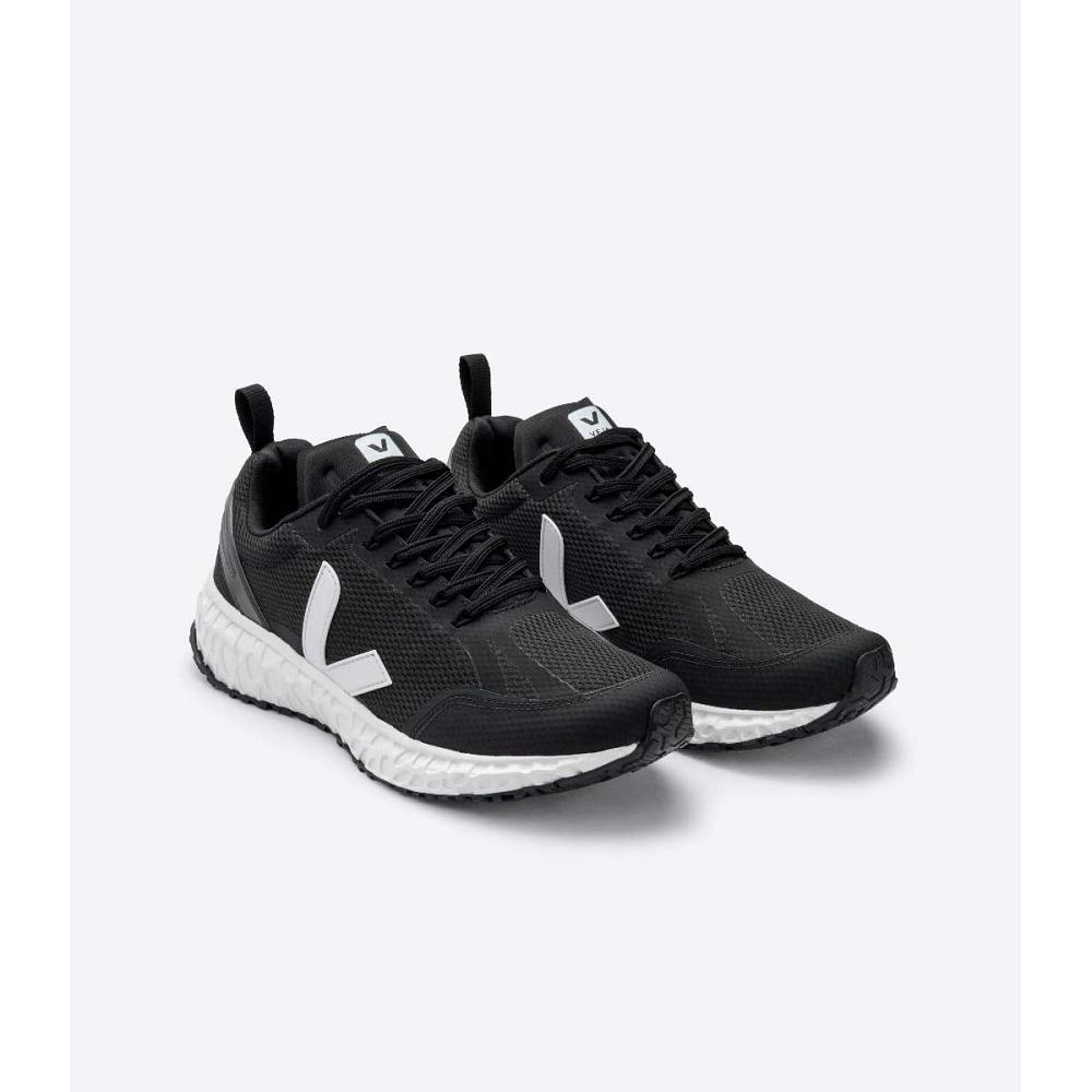 Veja CONDOR MESH Cipő Női Black/White | HU 502TCE